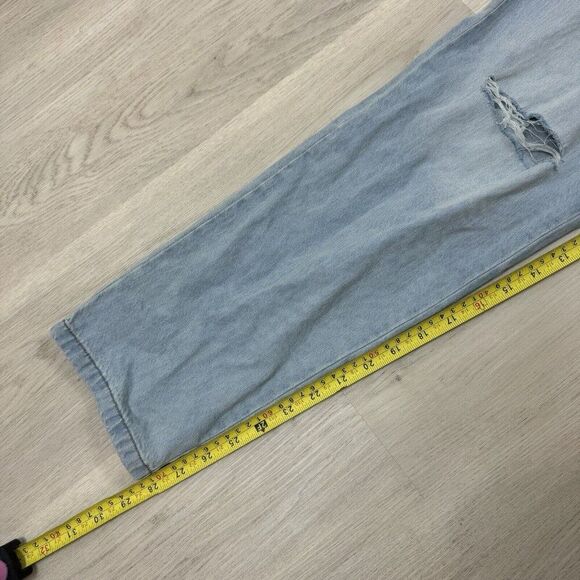 Free People Lee Vintage Modern Union All Coveralls Size XS Barely Blue Denim - Picture 4 of 4